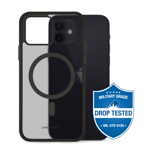 Mobilize Magsafe Compatible Hybrid Case Apple Iphone 12/12 Pro Black