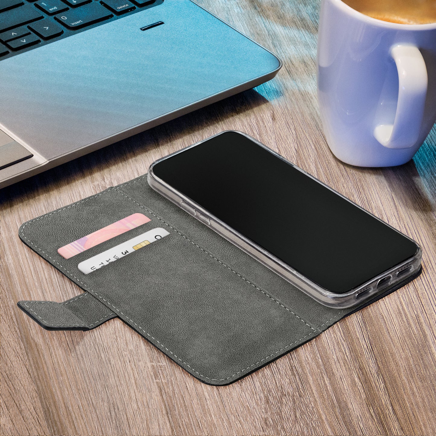 Mobilize Classic Gelly Wallet Book Case Xiaomi Redmi Note 13 4G Black