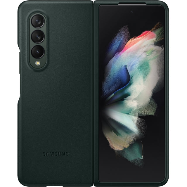 Samsung Ef-Vf926Lgegww Samsung Leather Cover Galaxy Z Fold3 Green
