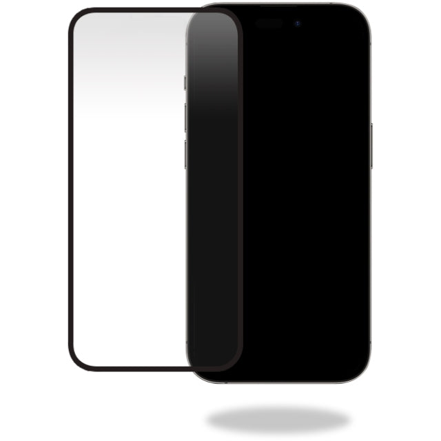 Mobilize Glass Screen Protector - Black Frame - Apple Iphone 14 Pro