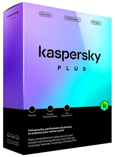 Kaspersky Plus - 1 Apparaat (Opvolger van Kaspersky Internet Security)