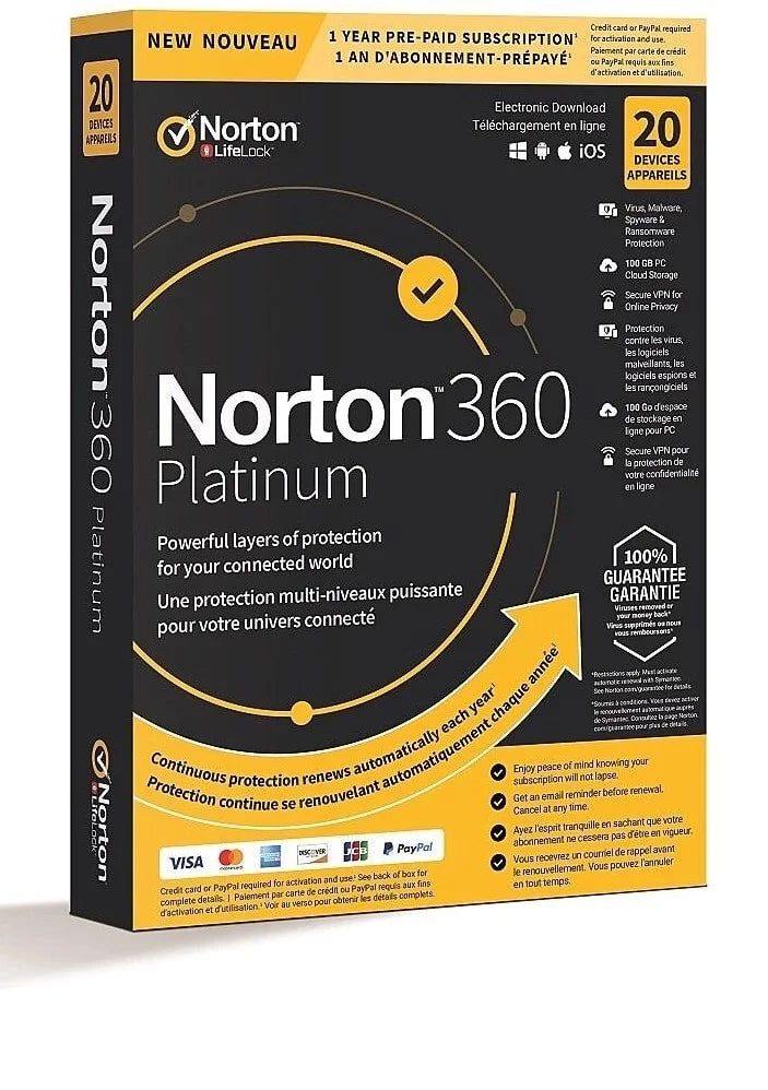 Norton 360 Platinum - 20 Apparaten