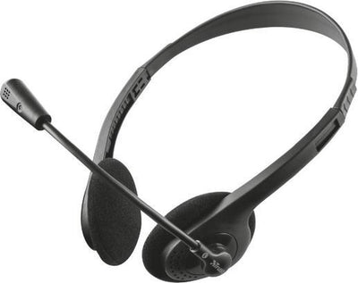Trust ZIVA CHAT HEADSET 2x 3,5 mm bandeau binaural casque noir