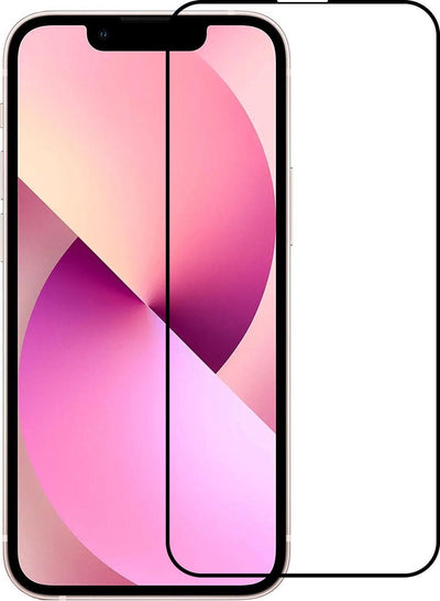 Protecteur d'écran en verre trempé 3D pour iPhone 13 mini 5,4 pouces - Verre trempé bord à bord - extra solide et transparent - Protecteur d'écran 3D en verre trempé compatible avec les coques