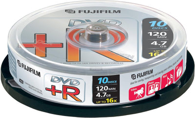 DVD+R 4,7 Go 16X 10PK BROCHE
