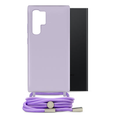 Mobilize Lanyard Gelly Case For Samsung Galaxy S23 Ultra 5G Pastel Purple