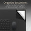 Mobilize Pu Leather Desk Mat With Magnetic Wireless Charger 15W Black