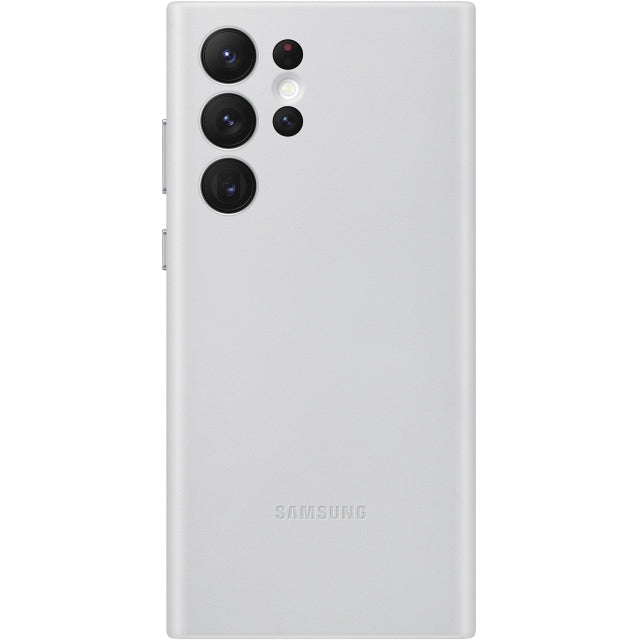 Samsung Ef-Vs908Ljegww Samsung Leather Cover Galaxy S22 Ultra 5G Light Grey
