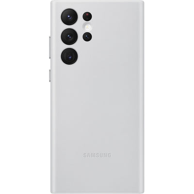 Samsung Ef-Vs908Ljegww Samsung Leather Cover Galaxy S22 Ultra 5G Light Grey
