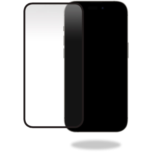Mobilize Glass Screen Protector - Black Frame - Apple Iphone 15 Pro