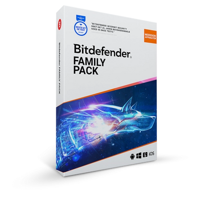 Afbeelding Bitdefender Family Pack | 15 Apparaten | 2 jaar | Windows, Mac, Android, iOS