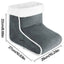 Electric Foot Heater 5 Modes Heating Control Setting Washable Heated Thermal Foot Warmer Massager Foot Care Pad Cushion